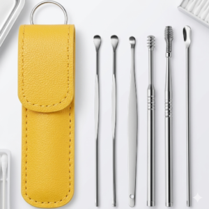 Ear Wax Cleaning Kit, 6 Pcs Ear Pick Tools