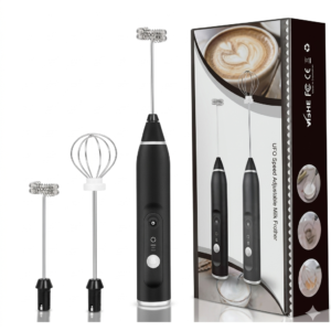 2-in-1 Rechargeable Coffee Beater & Electric Milk Frother