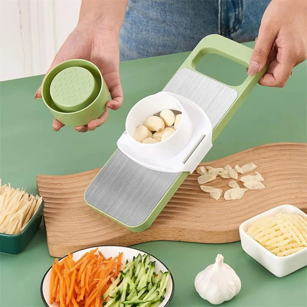 Stainless Steel Multifunctional Vegetable Cutter Grater - Image 2