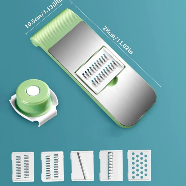 Stainless Steel Multifunctional Vegetable Cutter Grater - Image 4