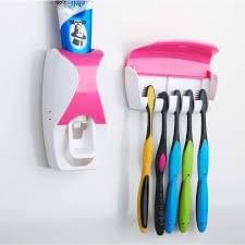 Tooth Paste Dispenser With Brush Holder - Image 4