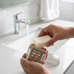 Travel Soap Holder - Portable Soap Dish for Home, Outdoor Hiking, and Camping - Compact and Durable Plastic Travel Soap Box - Soap Case Ideal for Travel Accessories
